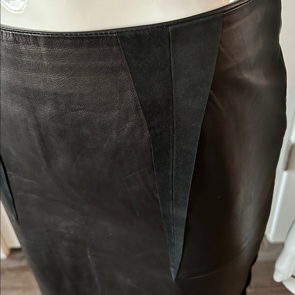 Acne Studios Lambskin Leather Skirt - Picture 14 of 16